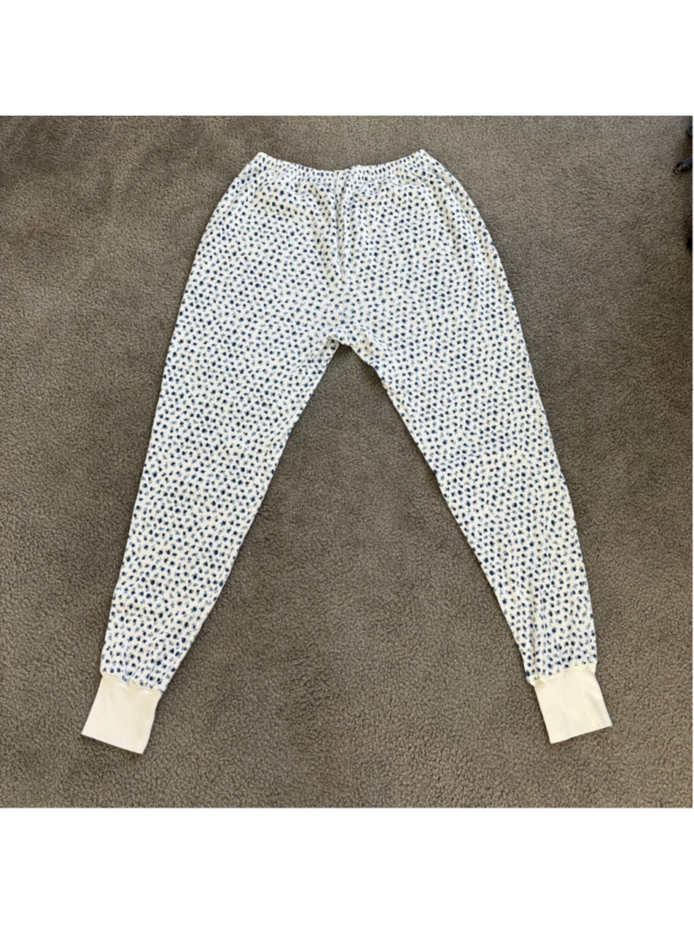 VGUC VTG Victorias Secret Country Floral Thermal 100% Cotton PJs | Sz Med - Picture 12 of 15